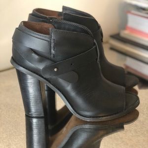SixtySeven Black Heeled Bootie